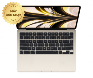 MacBook Air 2022 13 inch Apple M2 RAM 8GB SSD 256GB màu Starlight (NEW)